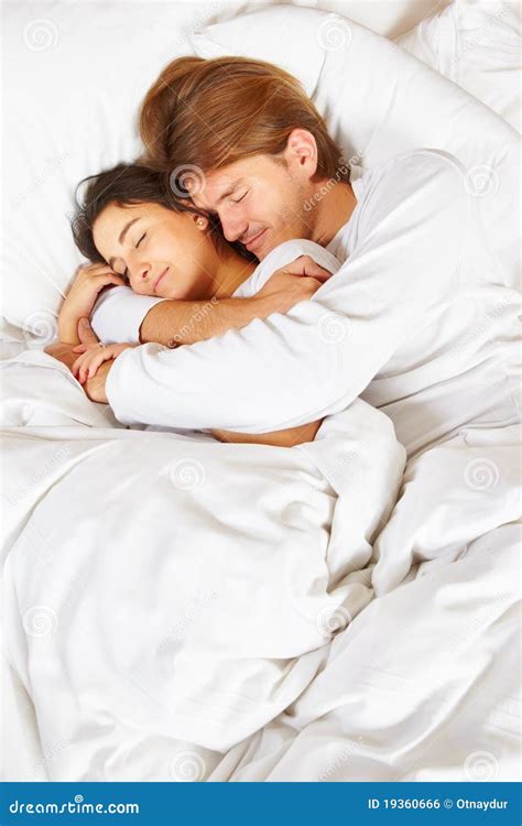 Couple Showing Romance On Bed Royalty Free Stock Image Image