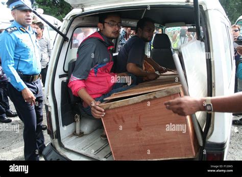 Kathmandu Nepal 25th Aug 2015 The Dead Body Of Senior Superintendent Of Police Ssp Laxman