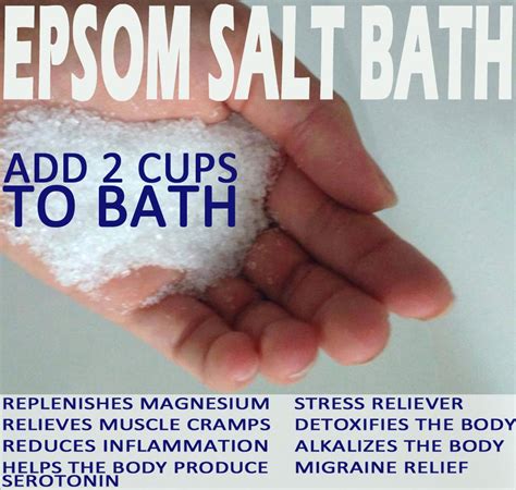 For Natural Detox Have An Epsom Salt Bath Today