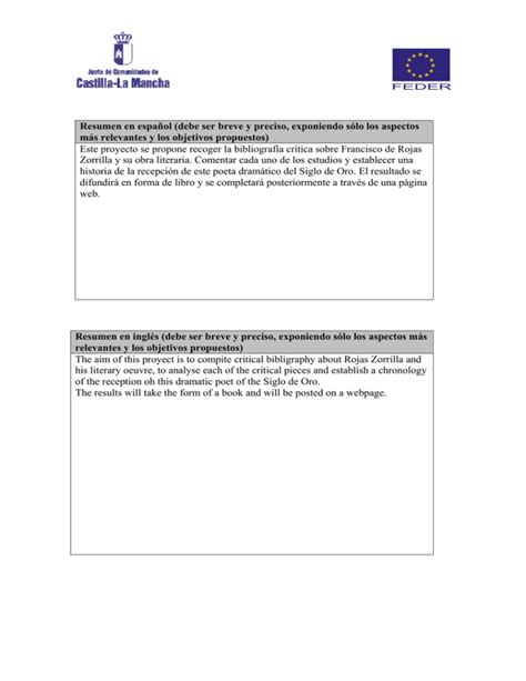 Resumen En Español Universidad De Castilla