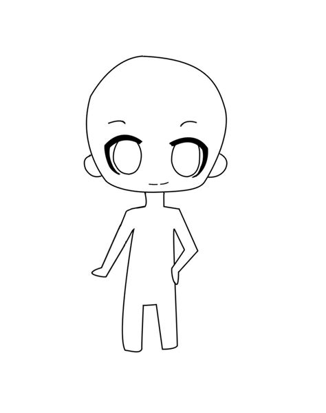 Chibi Template By Star0127 On Deviantart