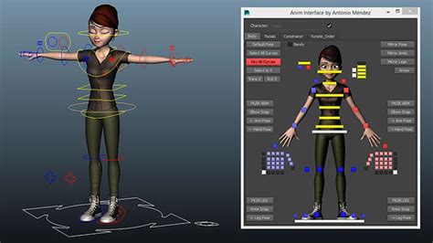 Mery Character Rig Free Rigging Project By Jose