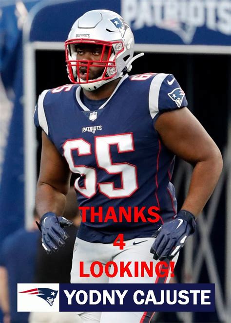 West virginia offensive tackle prospect yodny cajuste underwent surgery to repair his quad muscle yesterday from dr. YODNY CAJUSTE 2019 NEW ENGLAND PATRIOTS FOOTBALL CARD