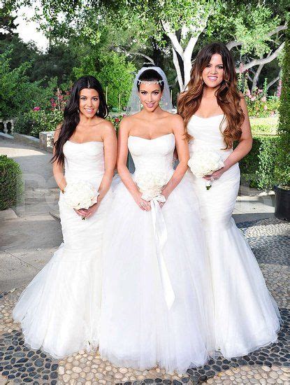 Kim Kanye Wedding Bridesmaids