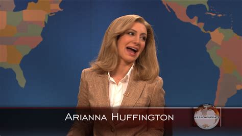 Watch Saturday Night Live Highlight Weekend Update Arianna Huffington