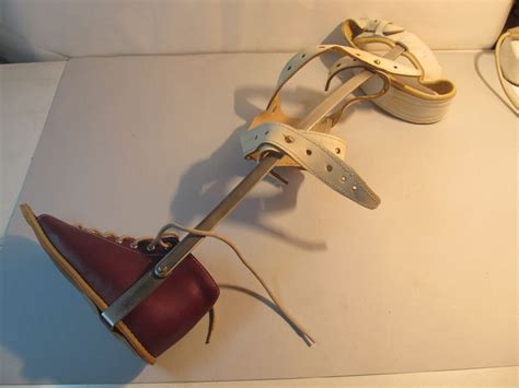 Vintage Childs Polio Leg Brace With Shoe Etsy