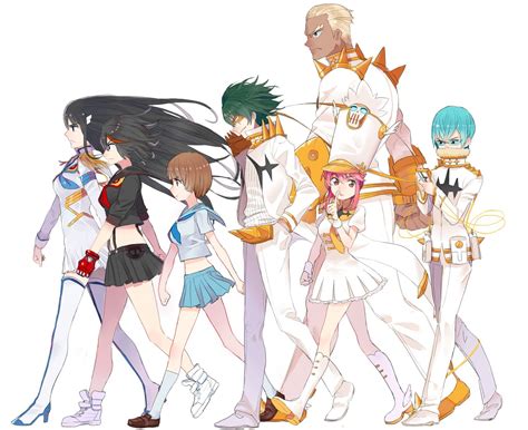 Kill La Kill Anime Nerd Manga Anime Gamagori Golden Warriors Satsuki Cool Animations Mako