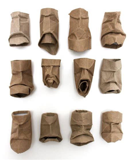 Xinc Toilet Roll Faces Toilet Roll Art Rolled Paper Art Toilet