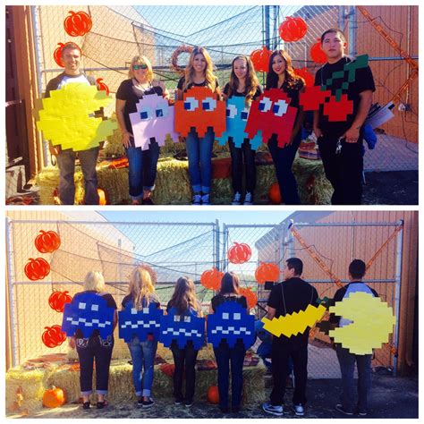 Let's male pinky the ghost with thick felt. DIY group Halloween costume. Pac man & ghosts | Pac man & ghosts | Pinterest | Group halloween ...