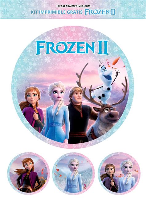Adorno Para Torta De Frozen 2 Para Descargar Gratis E Imprimir