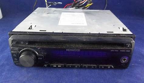 Kenwood KDC-152 AM FM Stereo CD Receiver Aftermarket Radio - Car
