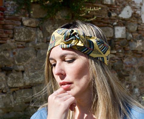African Wired Headbands For Women Mustard Head Band With Etsy