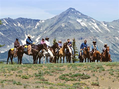 Go Horseback Riding In The Mountains Montana Wyoming Horse