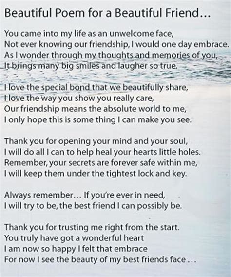 Beautiful Poem For A Beautiful Friend Keep Smiling Photo 9374735