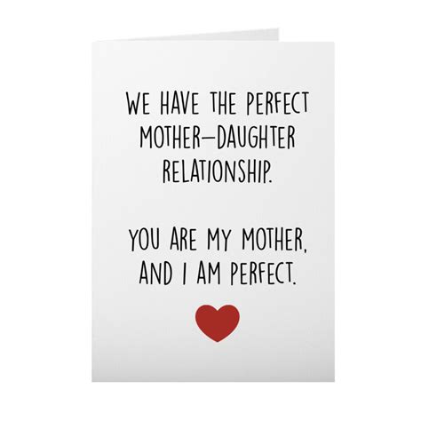 Mothers Day Card From Daughter Card For Mom Mom Birthday Etsy