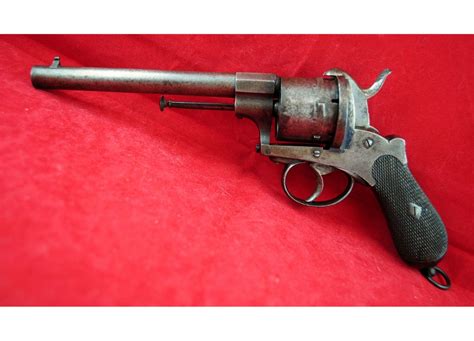 Civil War Era Belgium Militarypin Fire 6 Shot Double Action Revolver