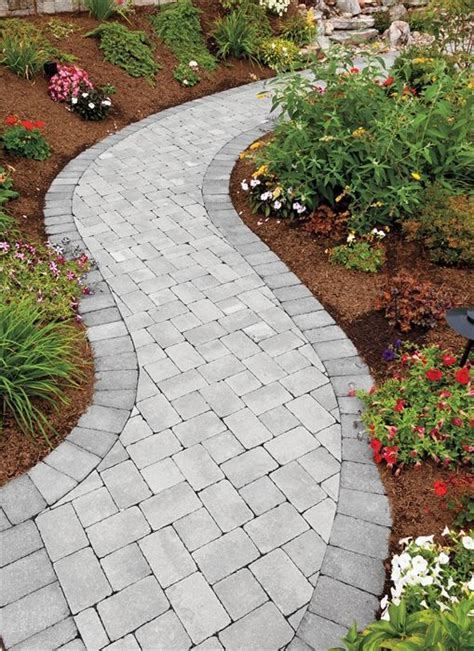 The Curved Lines Of This Sidewalk Give It Style And Pizzazz It Invites