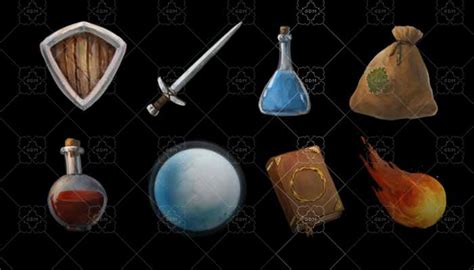 Fantasy Essentials Icon Pack Gamedev Market
