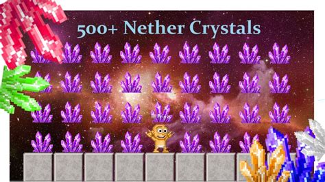 Breaking 500 Nether Crystals Pixel Worlds Youtube