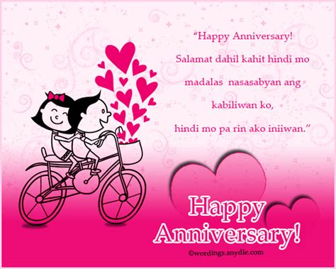 Tagalog Happy Anniversary Messages And Wishes Wordings And Messages