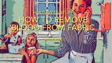 How To Remove Blood From Fabric Youtube