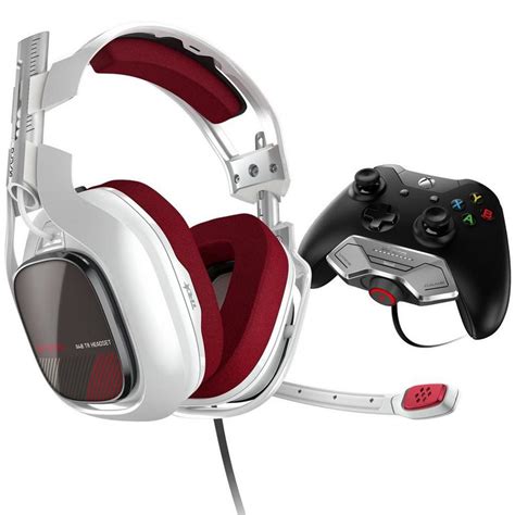 Astro A40 Tr White Wired Gaming Headset And Mixamp M80 For Xbox One