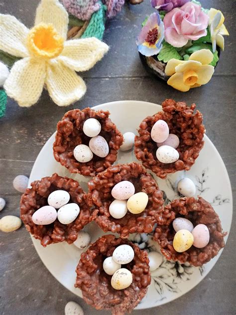 Chocolate Rice Krispie Easter Nests My Gorgeous Recipes