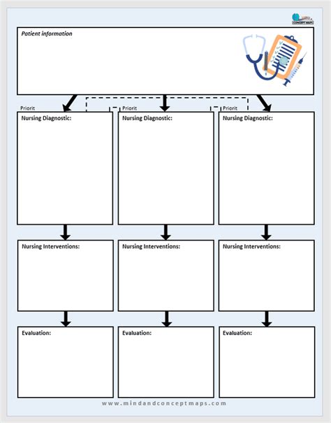Nursing Concept Map Template Word Free Download Concept Map