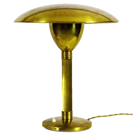 1930s Large Art Deco Table Or Desk Lamp Brass And Ivory Lacquer Italy For Sale At 1stdibs