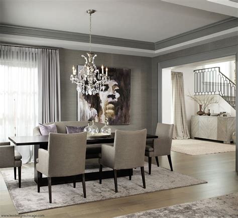 Transitional Interior Design By Leo Designs Chicago Dining Room