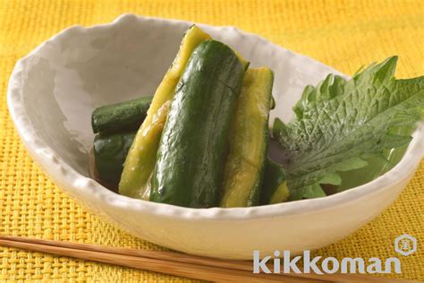 Recipedirections For Lightly Pickled Cucumbers Kikkoman Corporation