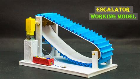 Escalator Working Model School Science Projects Youtube
