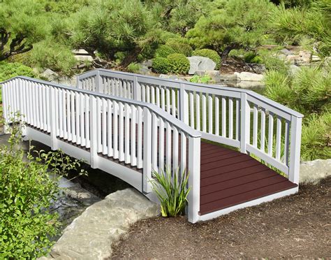 In recent years, additional information has been. Straight Spindle Rail Pedestrian Bridges | Bridges by Style | GazeboCreations.com