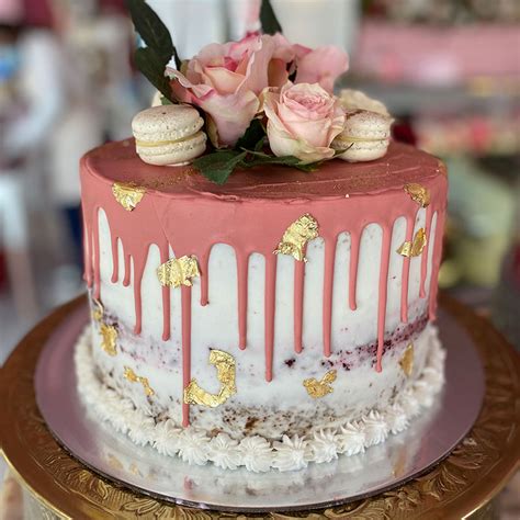 Rose Gold Drip Cake Th Birthday Cake For Girls Th Birthday Cake My XXX Hot Girl