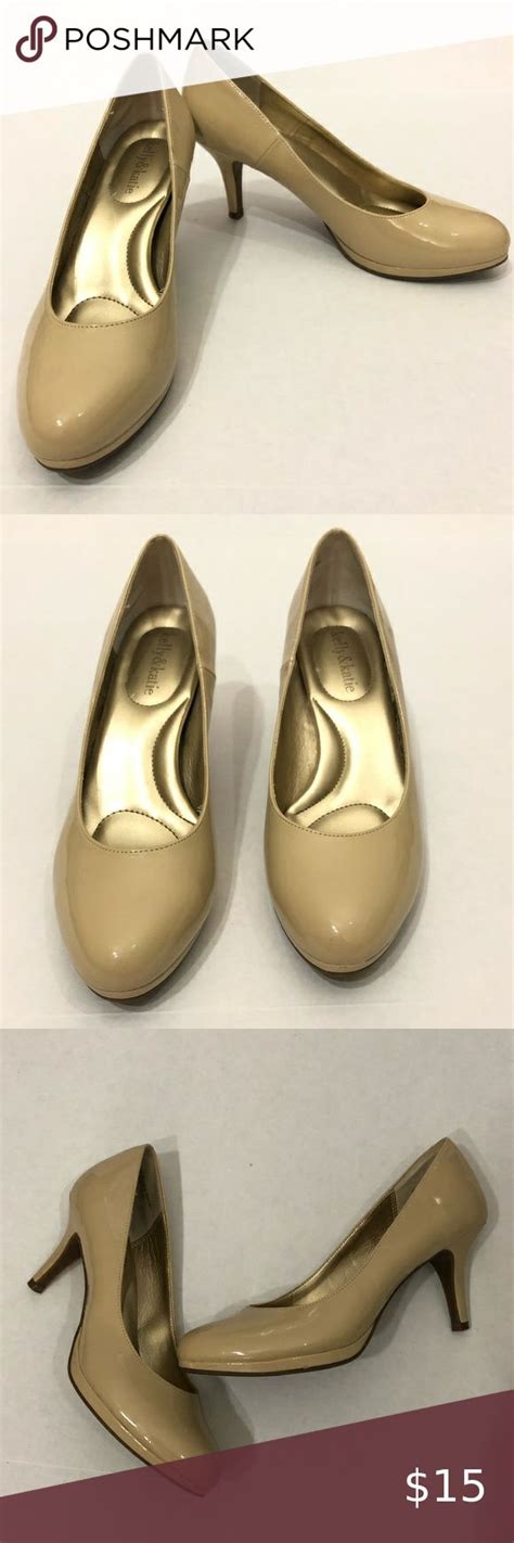 Kelly And Katie Patent Leather Pumps Size 8 Neutral Patent Leather