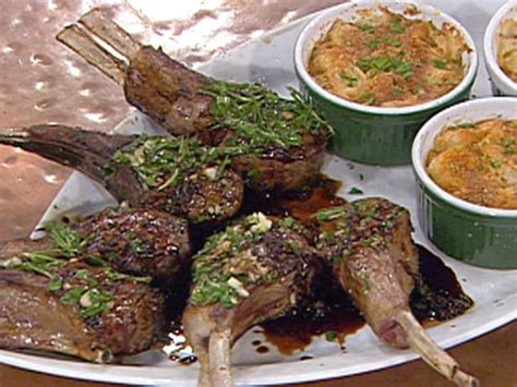 2 racks of lamb, 8 chops each, trimmed Seared Petite Lamb Chops with Rosemary Balsamic Reduction Recipe | Food Network