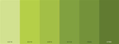 The Best Green Monochromatic Color Palette Blog