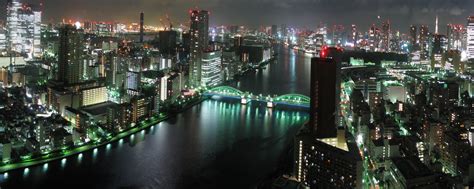 Tokyo Panorama Dual Monitor Wallpapers In  Format For Free Download