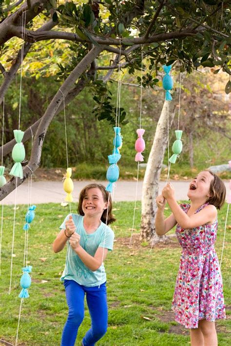 24 cute and creative easter egg hunt ideas for every age group. DIY Egg Popper Tree | Ostern spiele für kinder, Osterideen ...