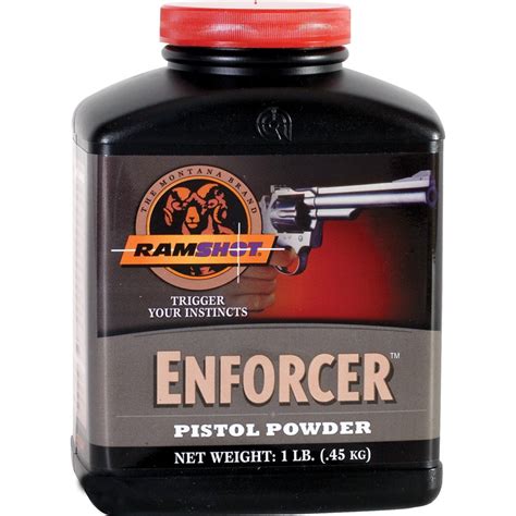 Ramshot Enforcer Spherical Handgun Powder 1 Lbs Click Click Boom