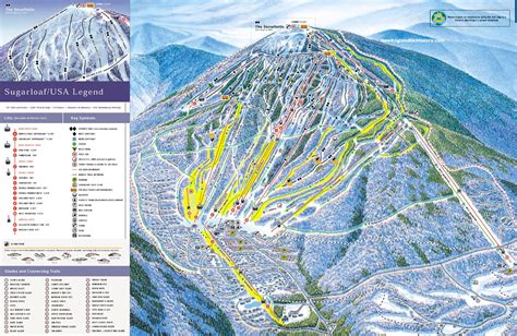 2003 04 Sugarloaf Trail Map New England Ski Map Database