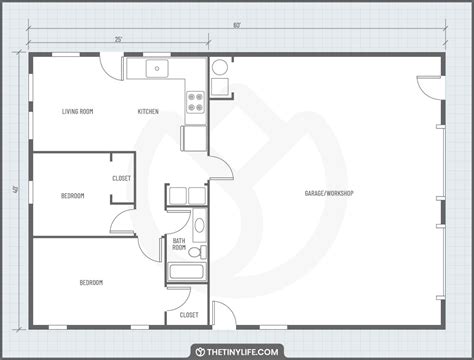 40×60 Two Story Barndominium Floor Plans Home Alqu