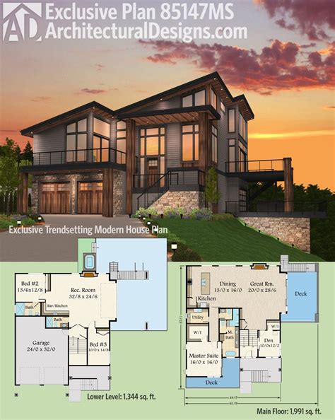 30 Modern House Ground Plans Charming Style