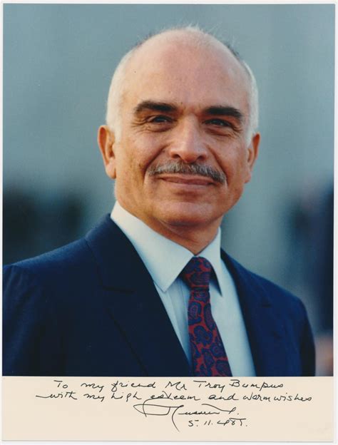 Lot King Hussein Of Jordan