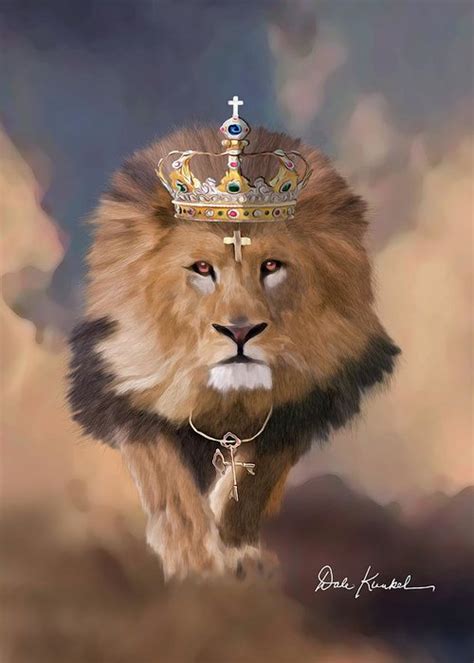 Christian Religious Art Of Jesus Painting Lion Of Judah The King Of
