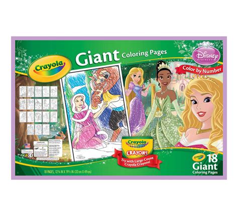 Giant Coloring Pages Disney Princess Crayola