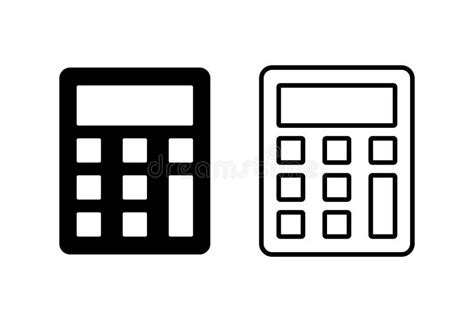 Calculator Icon Accounting Calculator Icon Calculator Vector Stock