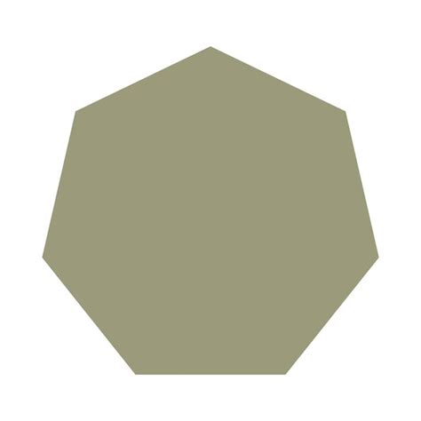Símbolo De Elemento De Forma Geométrica De Heptágono Para Educación