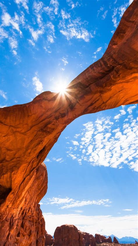 Double Natural Arch In Arches National Park Utah Usa Windows 10