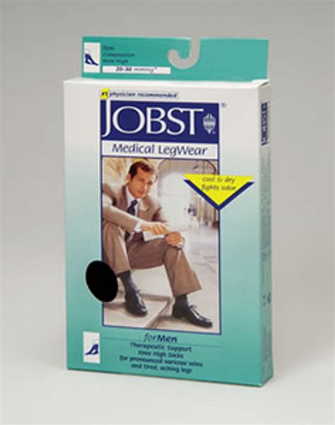 Jobst For Men 20 30 Mmhg Closed Toe Knee High Compression